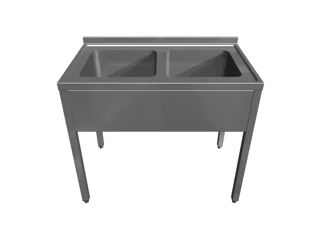 Spalator ECO 2 cuve 400 x 500 x 250h, fara polita