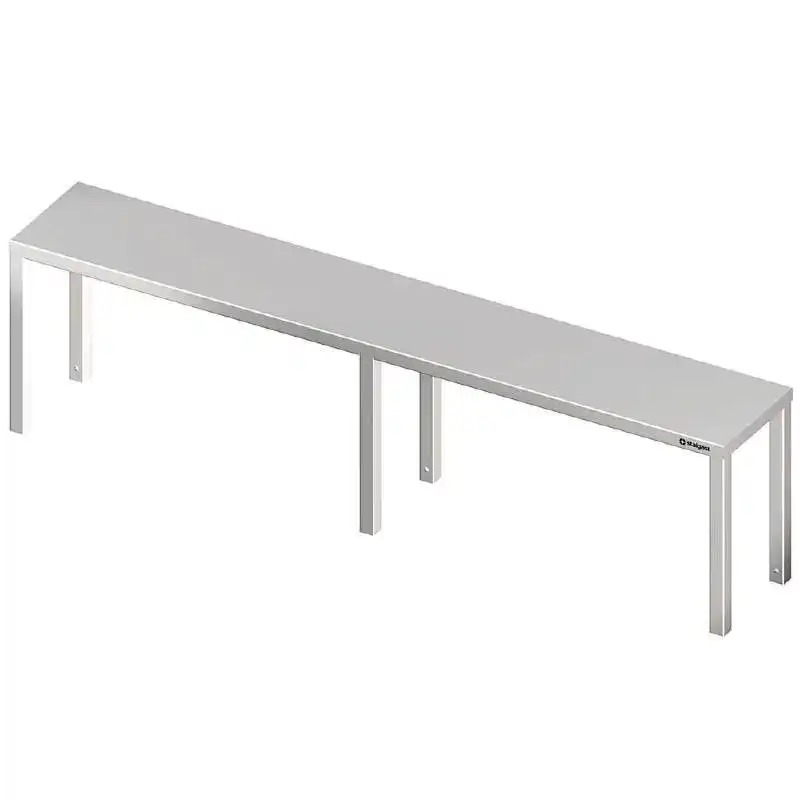 Suprastructura inox cu polita pentru mese de lucru