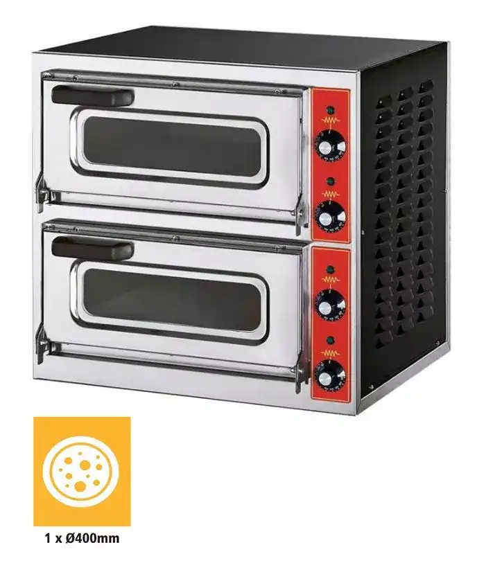 Cuptor pentru pizza, GGF - Italia-2 compartimente