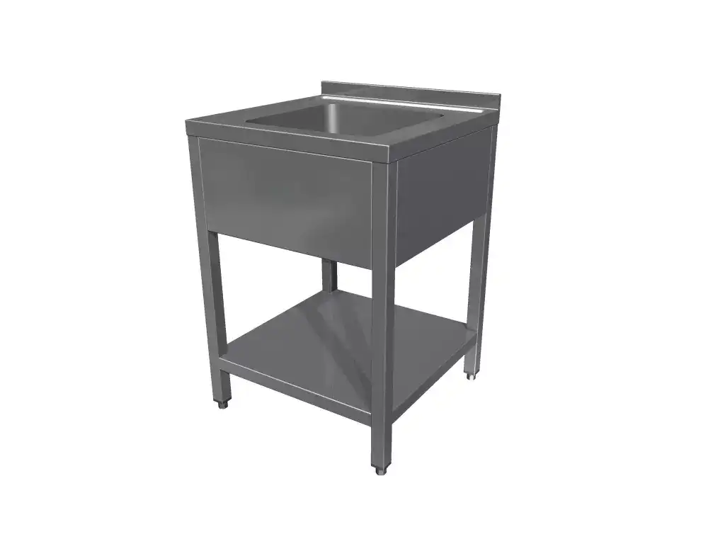 Spalator ECO 1 cuva 400 x 500 x 250h, cu polita