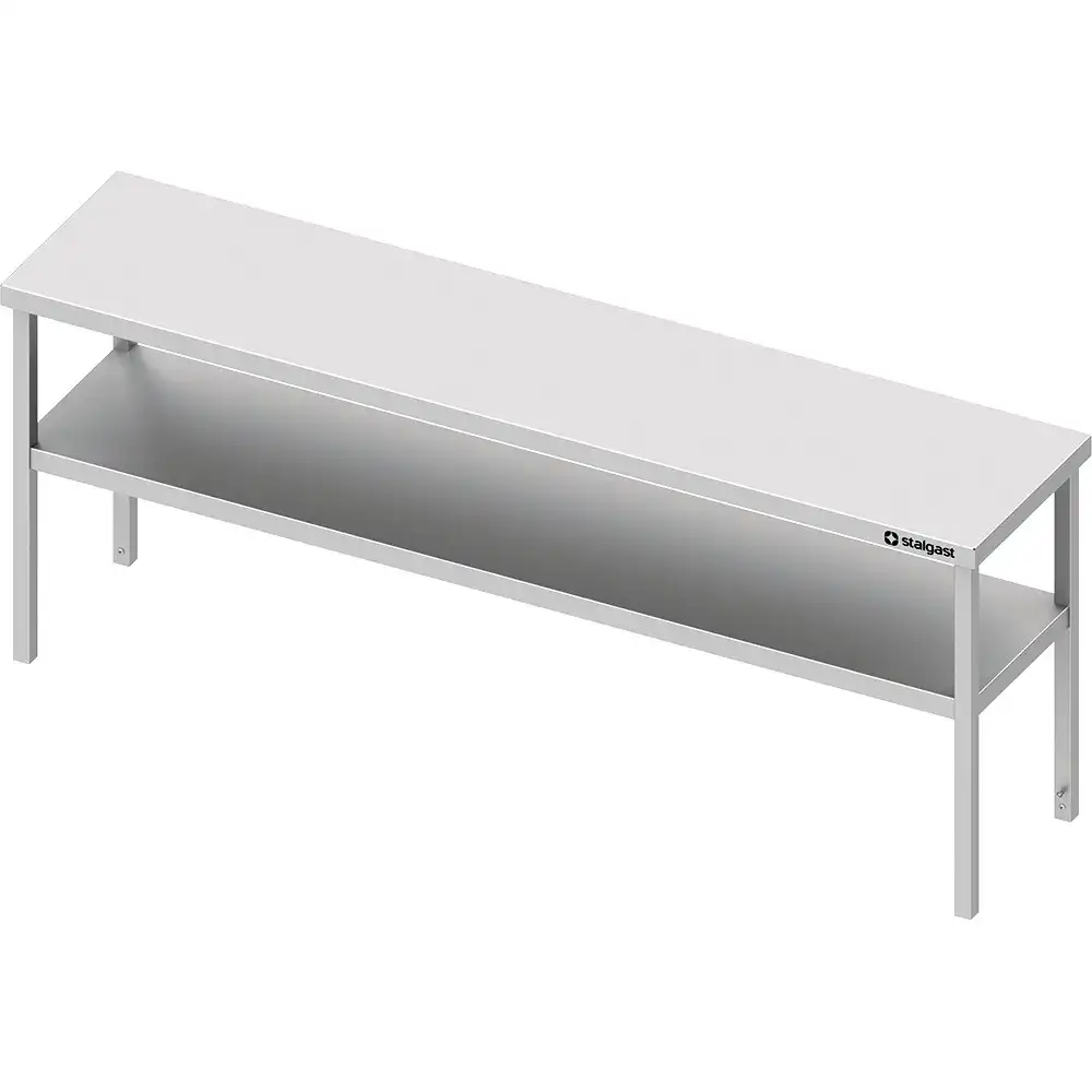 Suprastructura inox cu polita pentru mese de lucru