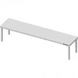 Suprastructura inox cu polita pentru mese de lucru