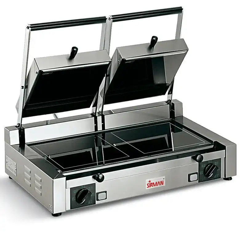 Panini/Contact grill din sticla ceramica