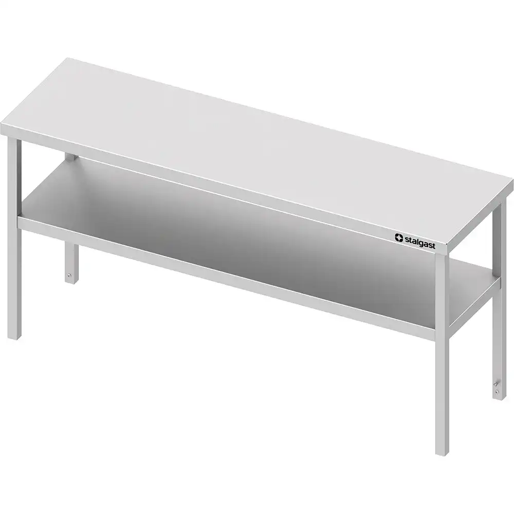 Suprastructura inox cu polita pentru mese de lucru