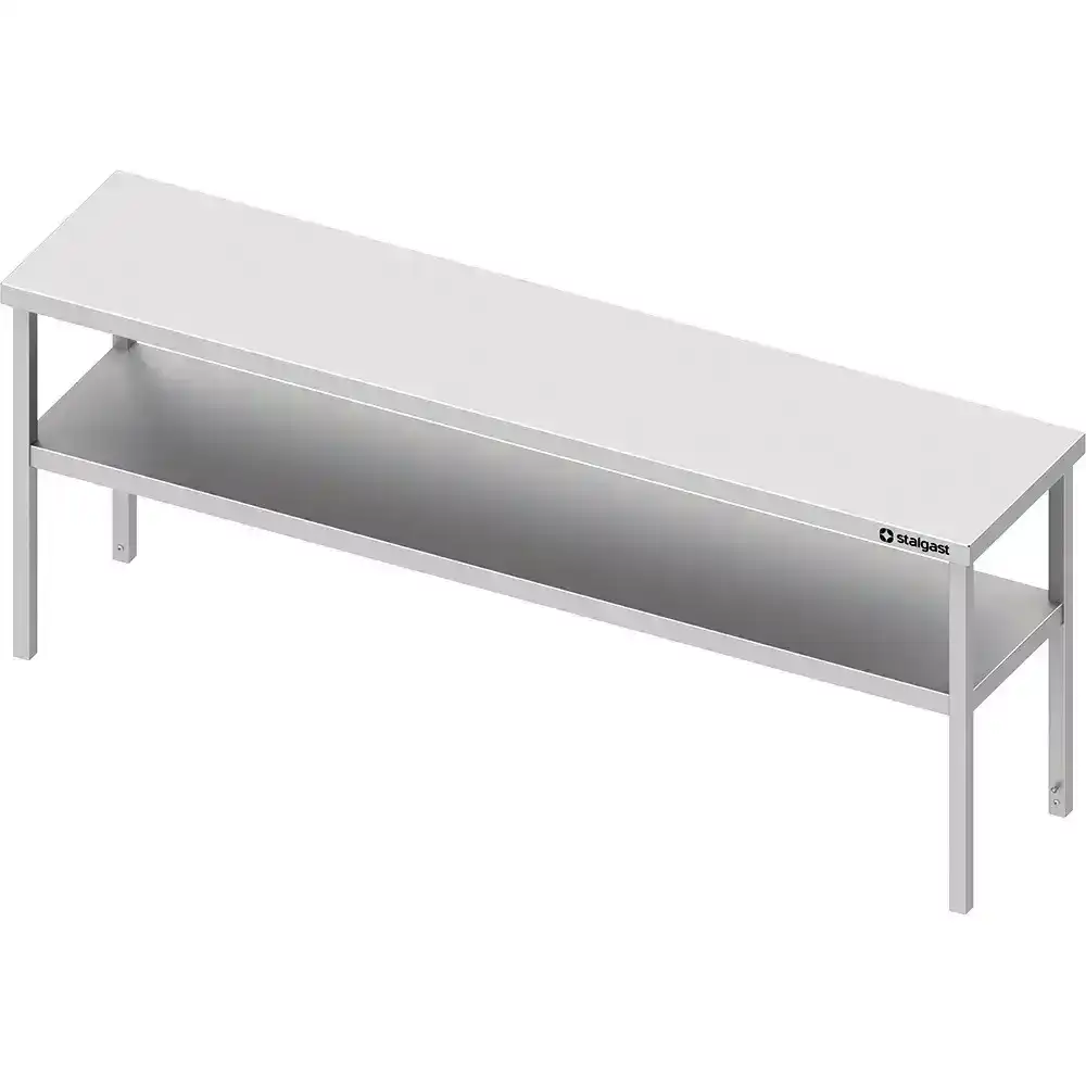 Suprastructura inox cu polita pentru mese de lucru