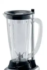 Container rotund Tritan 2lt. pentru "Frozen Coffee", cu set de lame si capac inclus