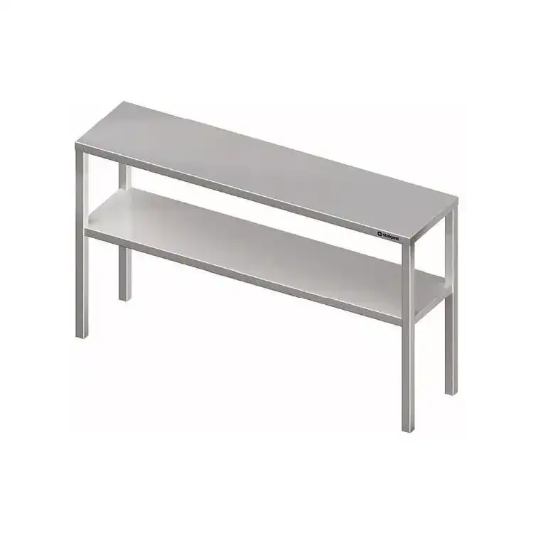 Suprastructura inox cu polita pentru mese de lucru