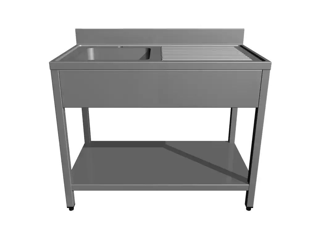 Spalator ECO 1 cuva 400 x 500 x 250h, picurator dreapta, cu polita