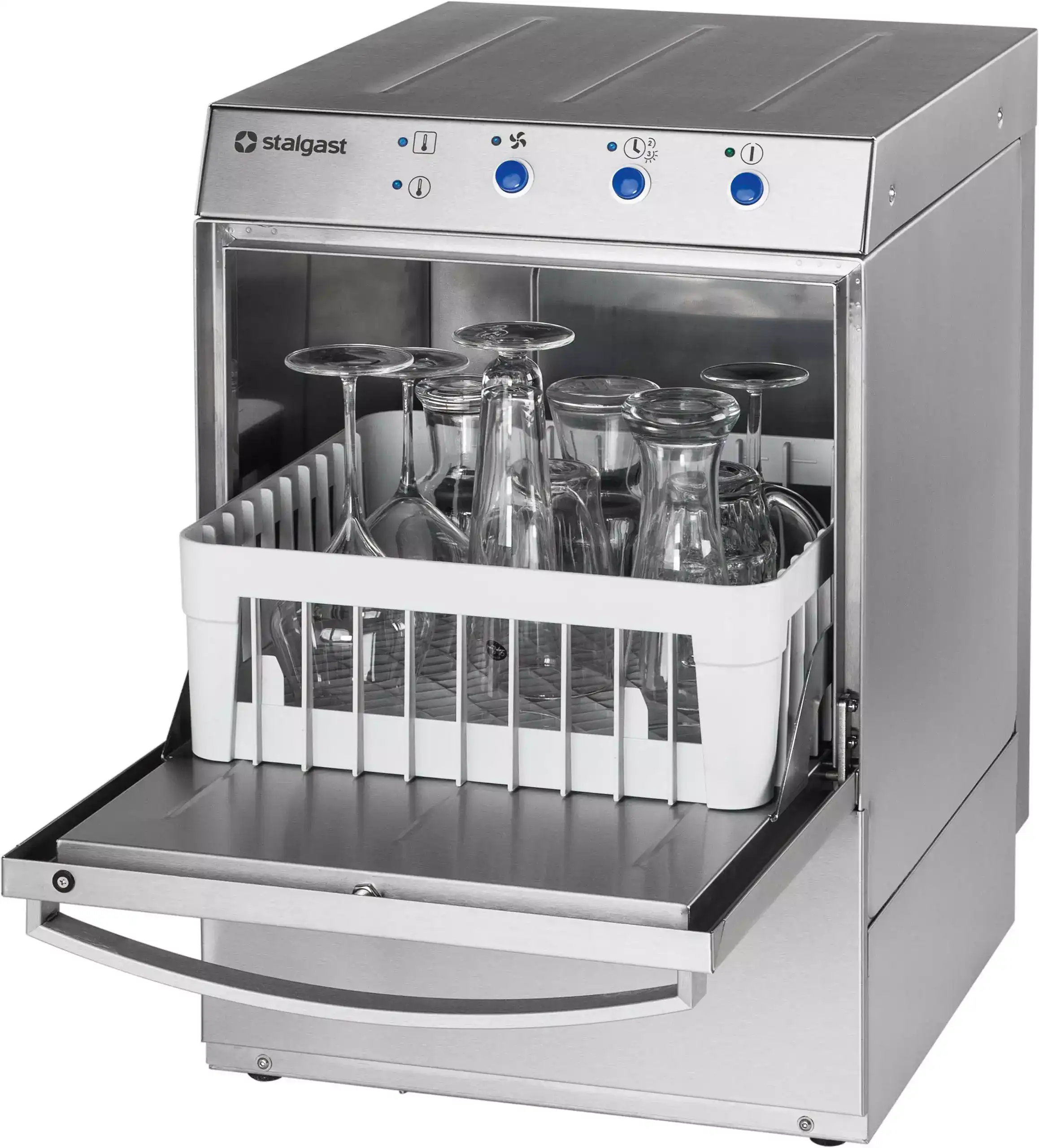 Masina de spalat pahare cu  agent de clatire si pompa de detergent